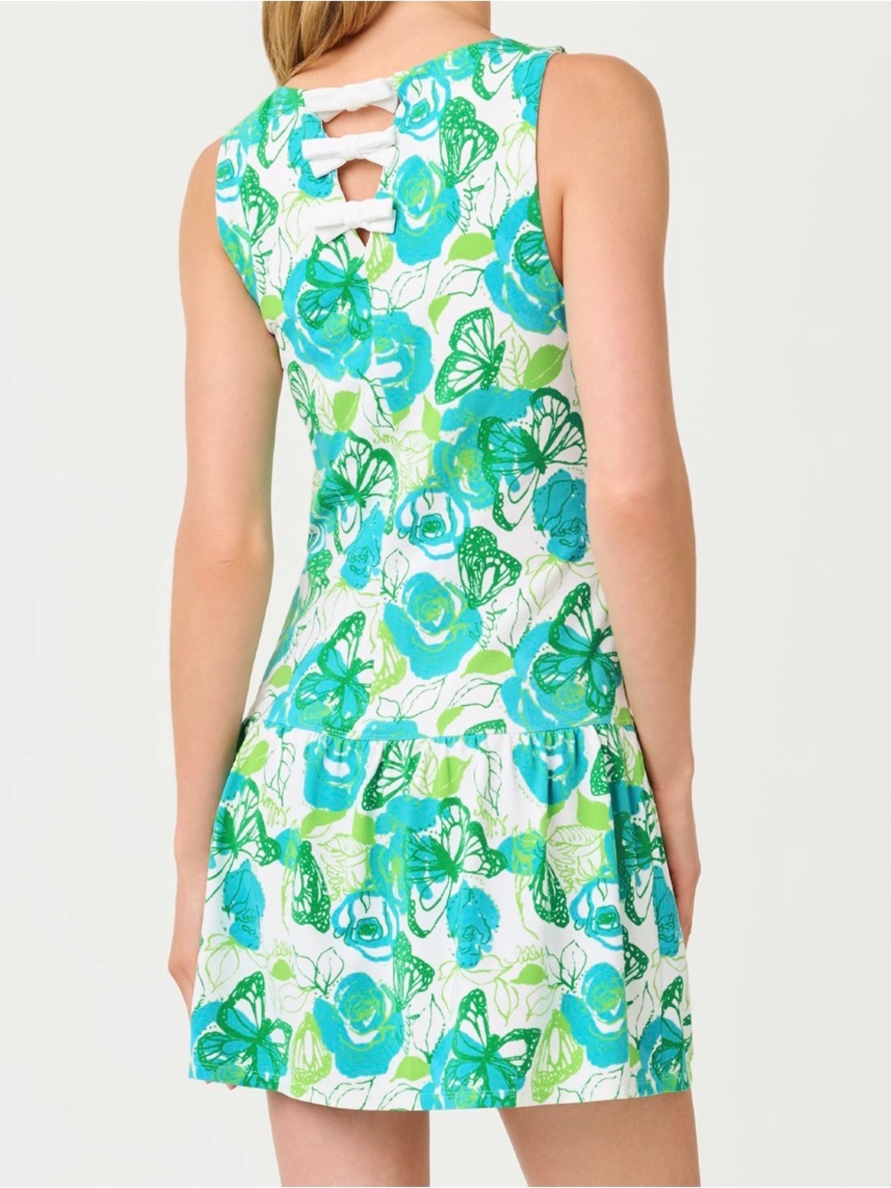 NWT Lilly Pulitzer XL UPF 50+ Luxletic Nadeera Active Dress in “Monarch Rose” XL
